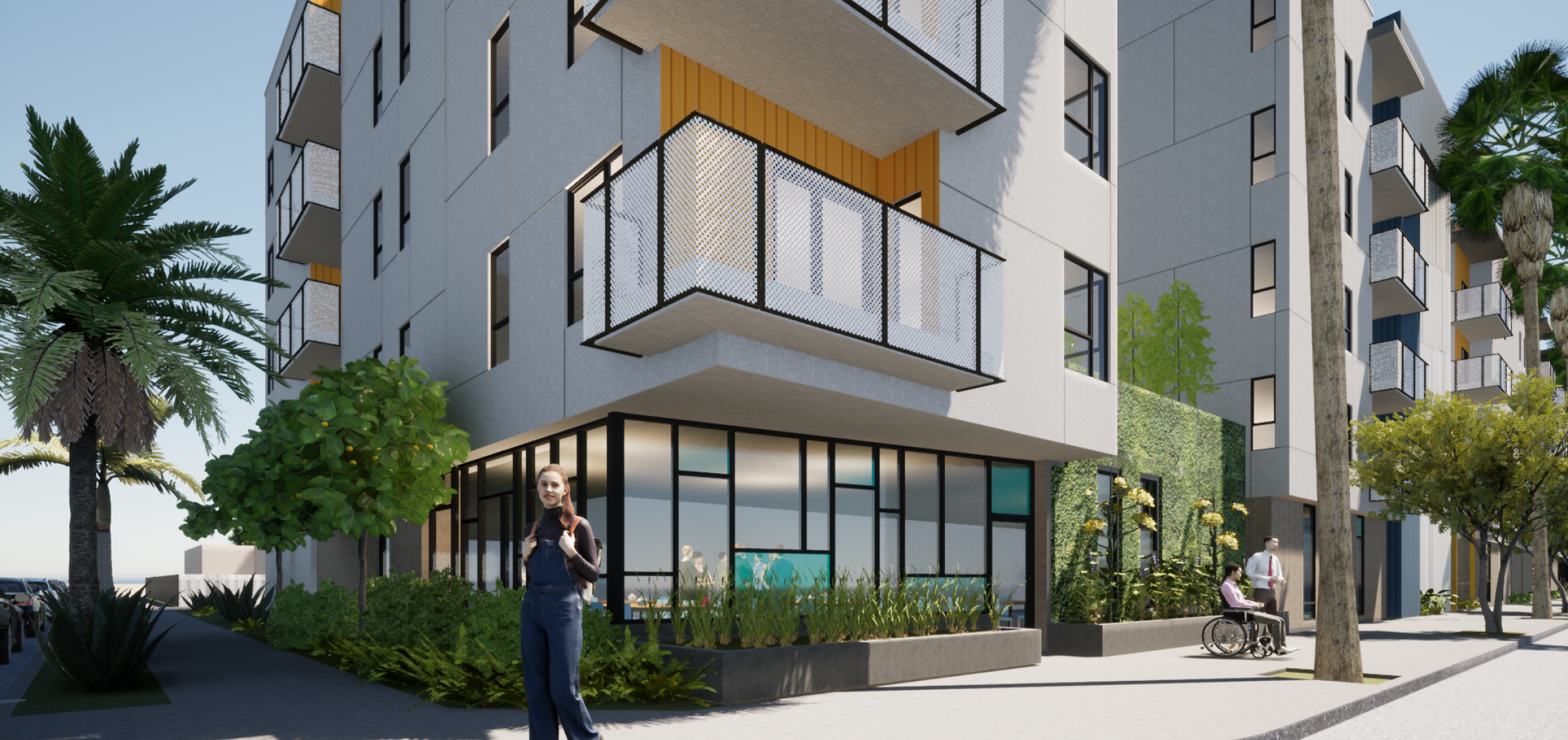 Wood Framing Rises for A Line-Adjacent Affordable Housing at 2400 Long Beach Boulevard