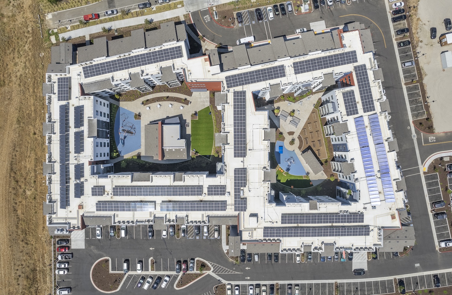 One Lake Family Apartments Aerial