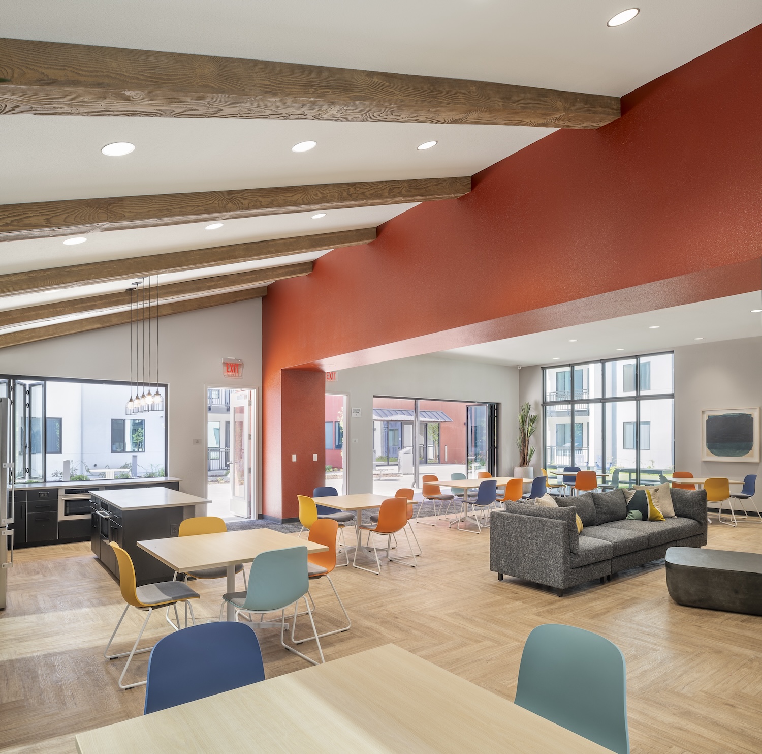 One Lake Family Apartments Common Area